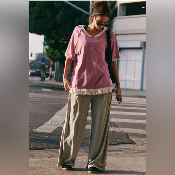 NWOT Free People FP Movement Baseline Solid Tee - Picture 5 of 7